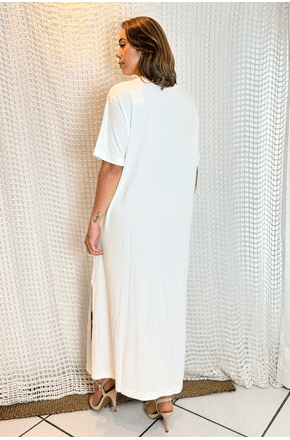 Vestido midi coco gelado Farm3
